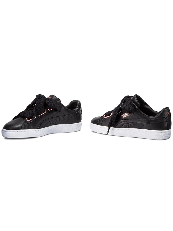 Puma Sportcipők Puma Basket Heart Leather 367817 02 Fekete