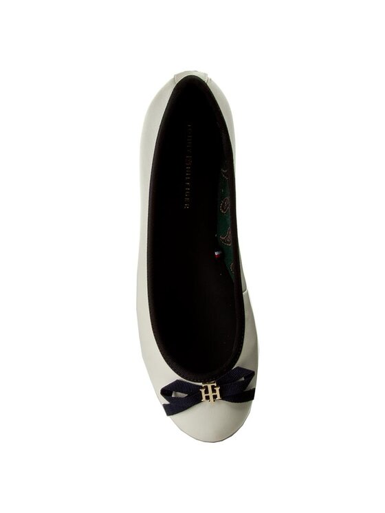 Tommy Hilfiger Baleríny Tommy Hilfiger Claudia 2A FW0FW00266 Bílá
