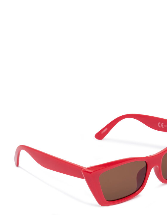 Pieces Сонцезахисні окуляри Pieces Pctrine Sunglass Box 175942 Червоний