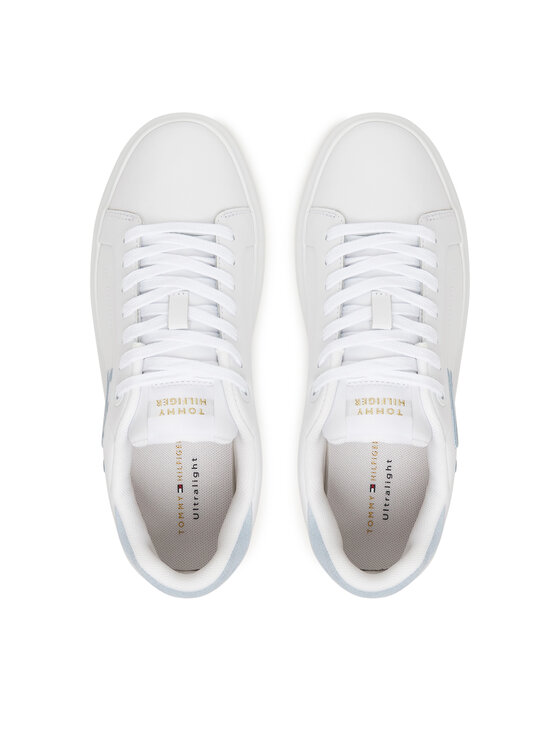 Tommy Hilfiger Sneakers Tommy Hilfiger Th Icon Court Script FW0FW09363 Alb
