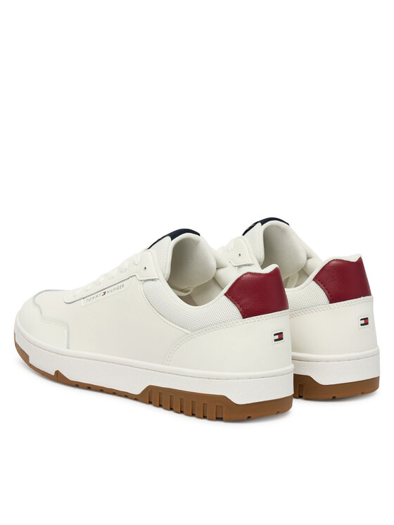 Tommy Hilfiger Sneakersy Tommy Hilfiger Th Basket Core Lite Lth FM0FM05713 Biela