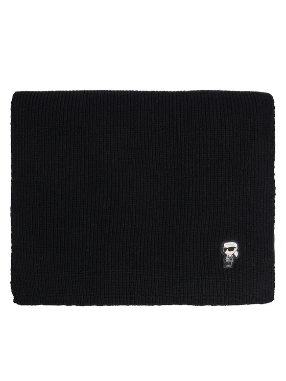 KARL LAGERFELD Šál KARL LAGERFELD 246W3306 Čierna