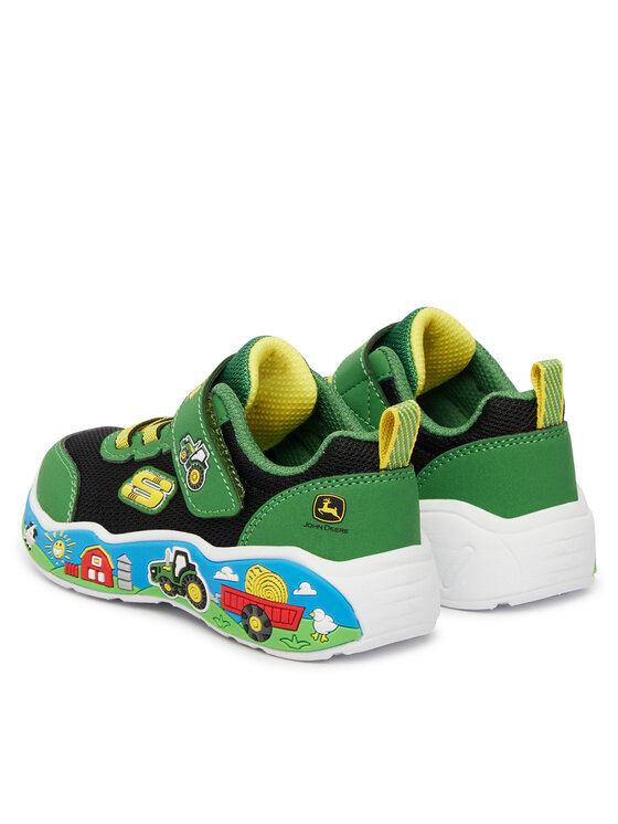 Skechers Снікерcи Skechers John Deere: Play Scene - Barn-Squad Buddies 407065N/GNBK Зелений