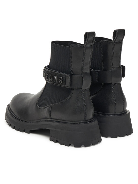 Pepe Jeans Ботильйони Pepe Jeans Stacy Glow W PLS500026 Чорний
