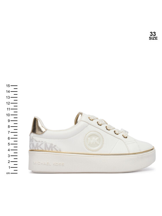 MICHAEL Michael Kors Снікерcи MICHAEL Michael Kors Jordana Finn MK03912101 Білий
