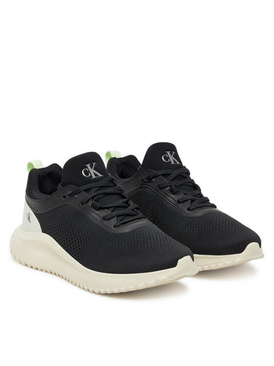 Calvin Klein Jeans Сникърси Calvin Klein Jeans Eva Runner Sock Mg Tech YW0YW01855 Черен