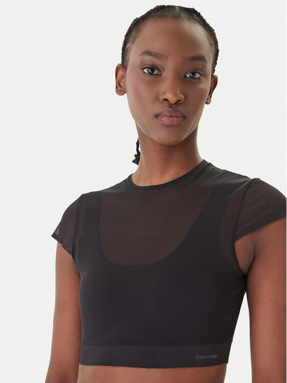 Calvin Klein Performance Calvin Klein Performance Camiseta LVGWS6K219 Negro Slim Fit