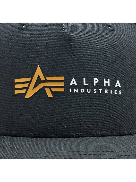 Alpha Industries Бейсболка Alpha Industries Label 106901 Чорний