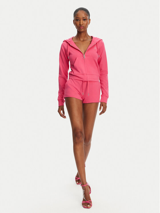Juicy Couture Juicy Couture Pantalones cortos deportivos JCWHS125312 Rosa Loose Fit