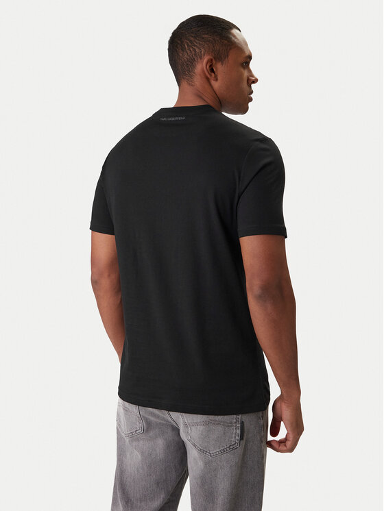 KARL LAGERFELD KARL LAGERFELD Camiseta 755075 561252 Negro Regular Fit