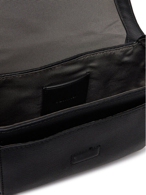 Calvin Klein Geantă Calvin Klein Emblem Hw Small Slap Messenger LV04D3367G Negru