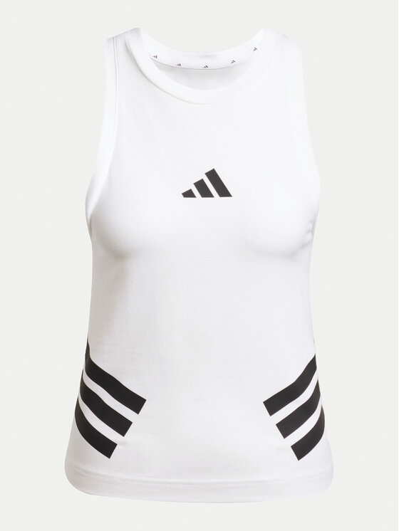 adidas adidas Felső Future Icons 3-Stripes JC5419 Fehér Slim Fit