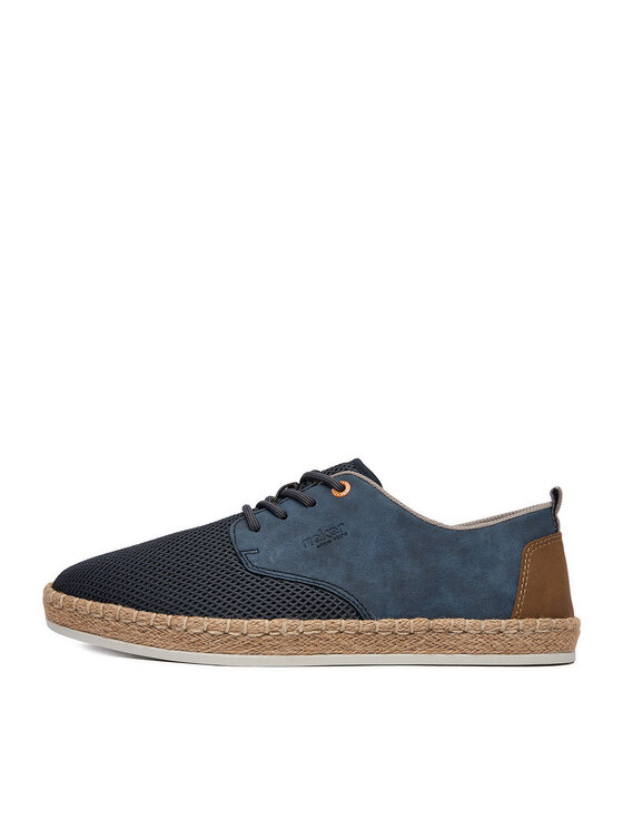 Rieker Espadryle Rieker CEO-B2648-14 Granatowy
