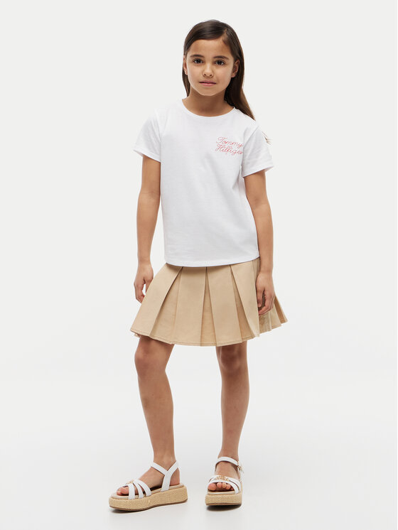 Tommy Hilfiger Tommy Hilfiger Camiseta KG0KG09454 Blanco Regular Fit