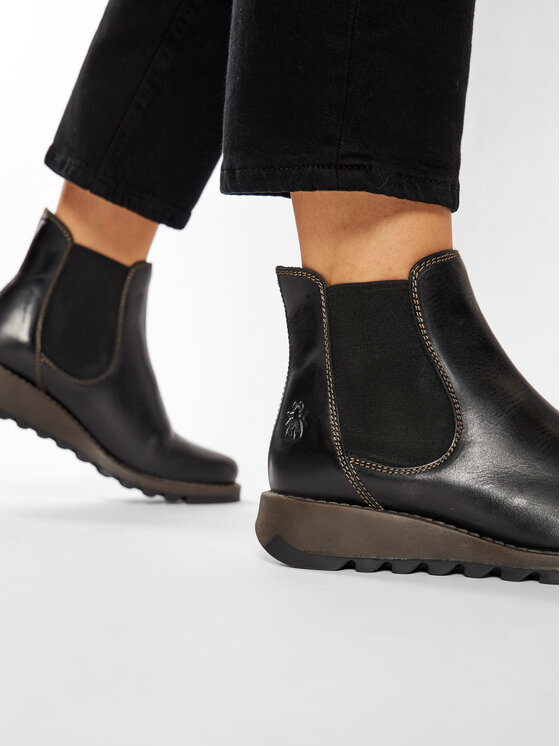 Fly London Jātnieku stila puszābaki Fly London Salvfly P143195000 Melns