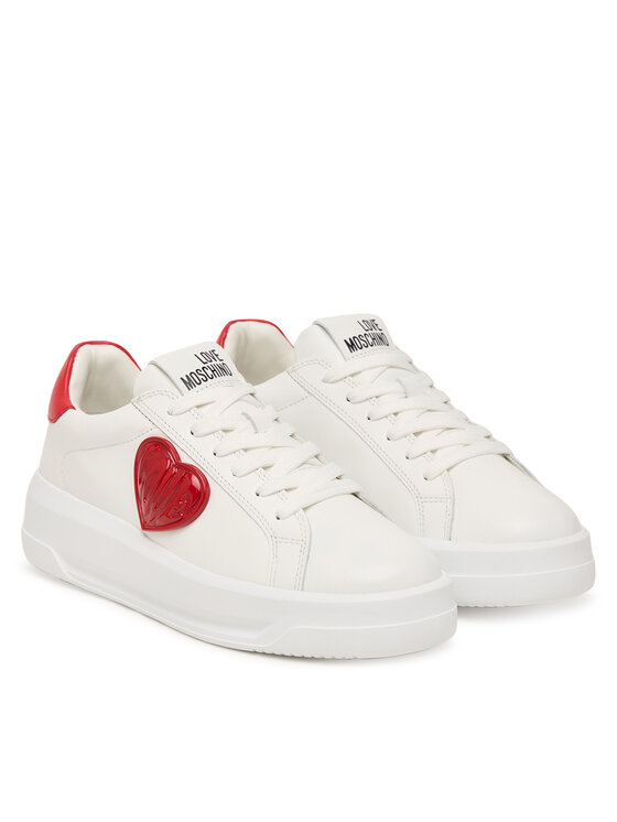 LOVE MOSCHINO Снікерcи LOVE MOSCHINO JA15235G1PIAQ10A Білий