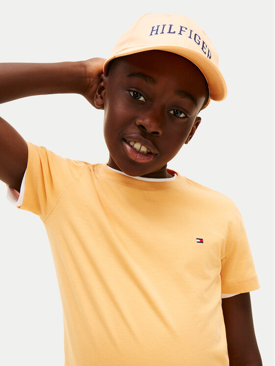 Tommy Hilfiger Tommy Hilfiger Camiseta KB0KB06879 Naranja Regular Fit