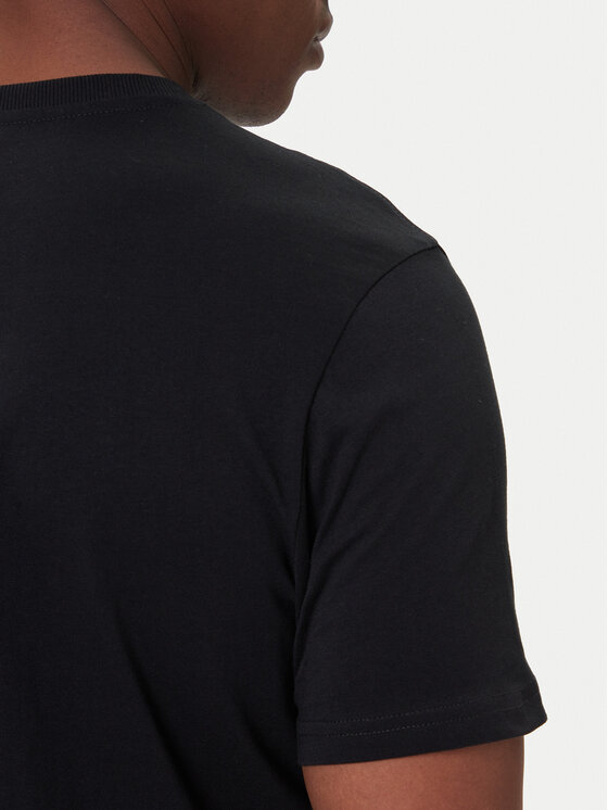 Kappa Kappa Camiseta Authentic 361N6QW Negro Regular Fit