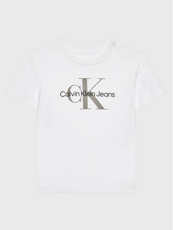 Calvin Klein Jeans Calvin Klein Jeans Camiseta Monogram IN0IN00001 Blanco Regular Fit