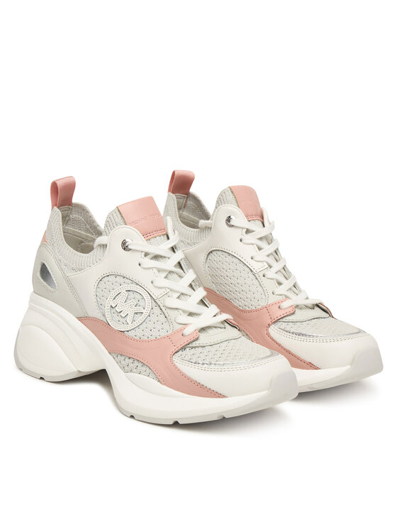 MICHAEL Michael Kors Снікерcи MICHAEL Michael Kors Zuma Knit Trainer 43S6ZUFS1D Рожевий