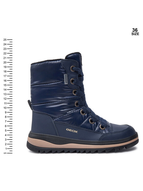 Geox Čižmy Geox J Adelhide Girl B Ab J16EWA 0LVBC C4002 S Tmavomodrá