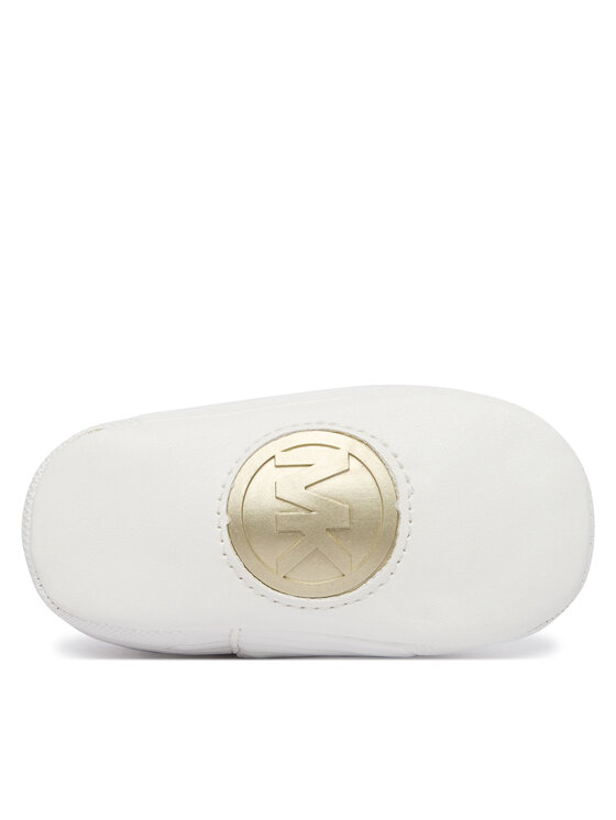 MICHAEL Michael Kors Снікерcи MICHAEL Michael Kors Baby Brittania Hearts MK04984256 Білий