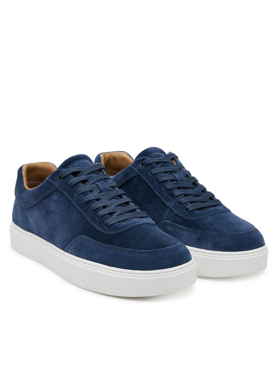 Calvin Klein Sneakers Calvin Klein Clean Cup Low Laceup Oxf Su HM0HM01880 Blu scuro