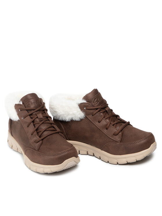 Skechers Sneakersy Skechers Warm Seeker 167258/CHOC Brązowy
