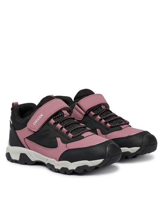 Geox Kotníková obuv Geox J Magnetar GB Abx J464LA 050FU C9321 D Růžová