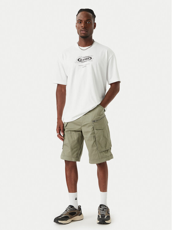 G-STAR G-Star Raw Stoffshorts Rovic D08566-5126 Grün Tapered Fit