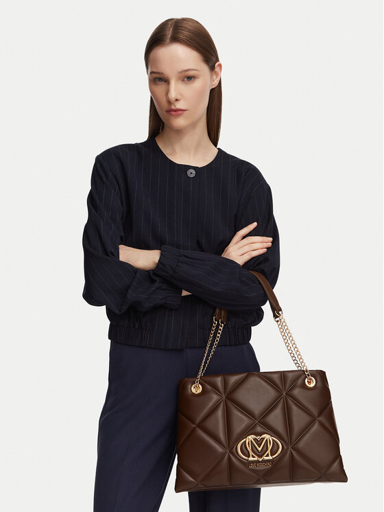 LOVE MOSCHINO Torbica LOVE MOSCHINO JC4040PP1PLC0300 Smeđa