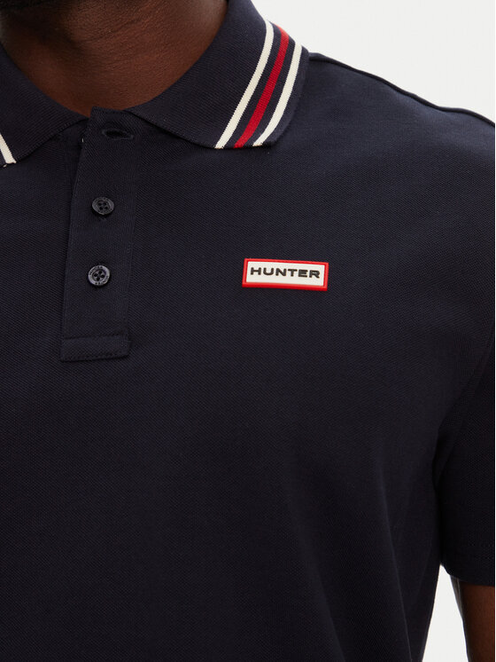 Hunter Hunter Polo majica Noris SS HARM0037242 Mornarsko modra Regular Fit