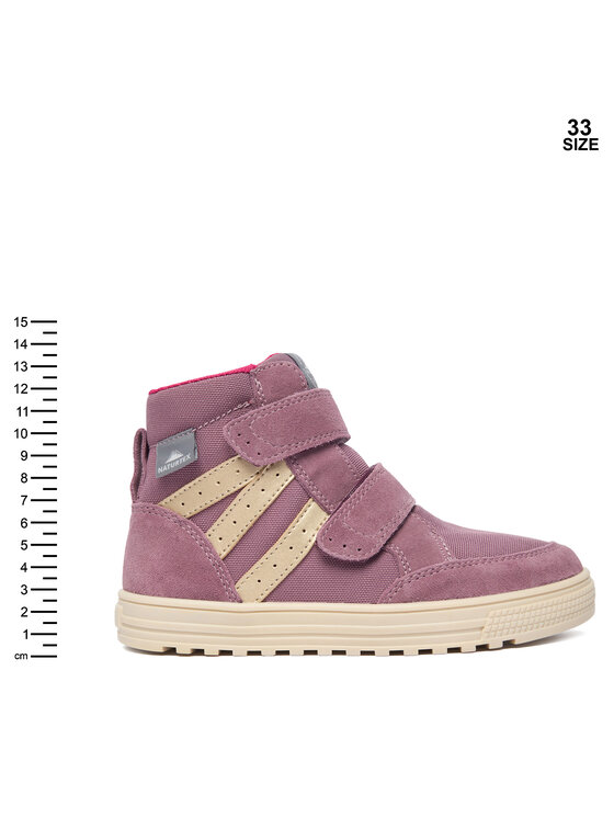 Naturino Šnurovacia obuv Naturino Piqui Vl Wp. 2019545-01-1I91 D Ružová