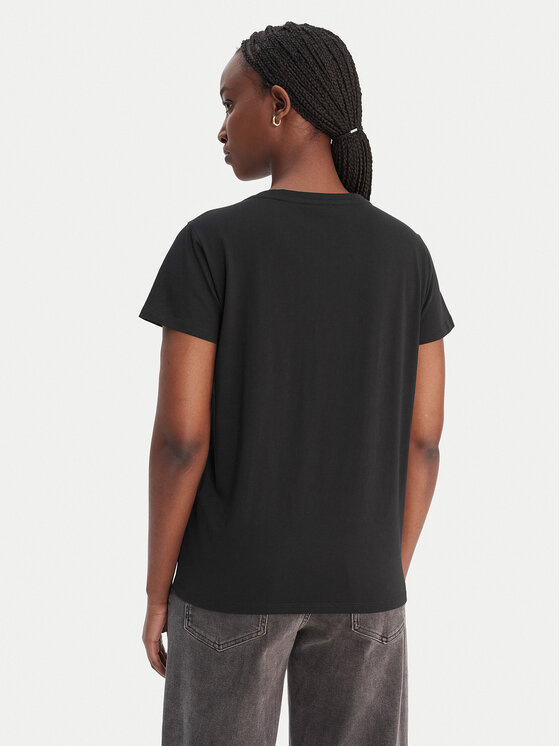 Liu Jo Sport Liu Jo Sport Camiseta TA6056 JS923 Negro Regular Fit