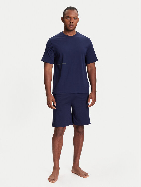 United Colors Of Benetton United Colors Of Benetton Футболка 30964M01W Cиній Regular Fit
