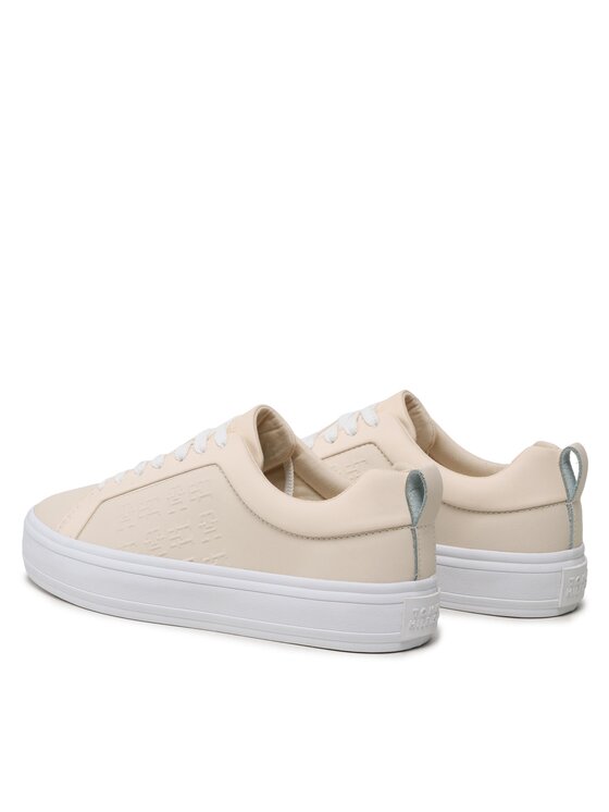 Tommy Hilfiger Αθλητικά Tommy Hilfiger Embossed Vulc FW0FW07376 Μπεζ
