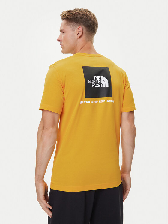 The North Face The North Face Camiseta Redbox NF0A87NP Amarillo Regular Fit