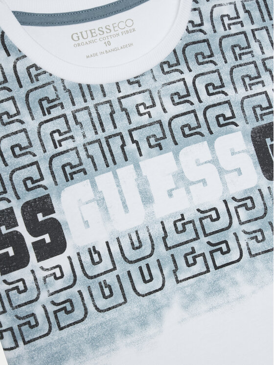 Guess Guess Póló L5RI23 K8HM4 Fehér Regular Fit