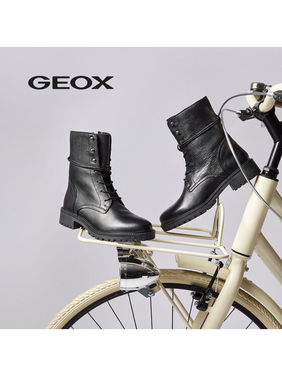 Geox Trapper stila apavi Geox D Hoara E D94FTE 00085 C9999 Melns