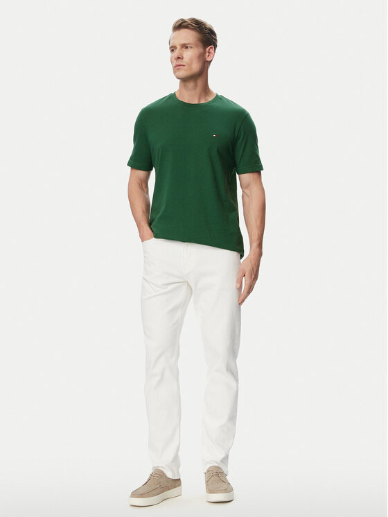 Tommy Hilfiger Tommy Hilfiger Camiseta Ess Seasonal MW0MW39995 Verde oscuro Regular Fit