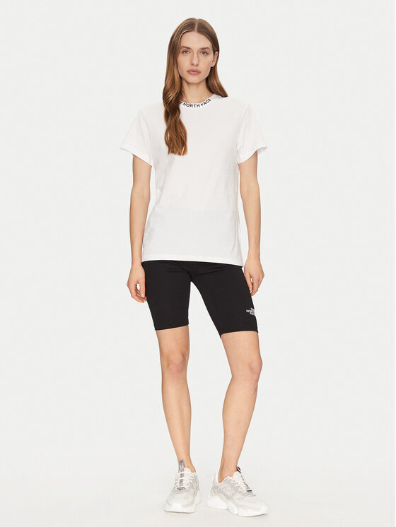 The North Face The North Face Marškinėliai Zumu NF0A87DJ Balta Relaxed Fit
