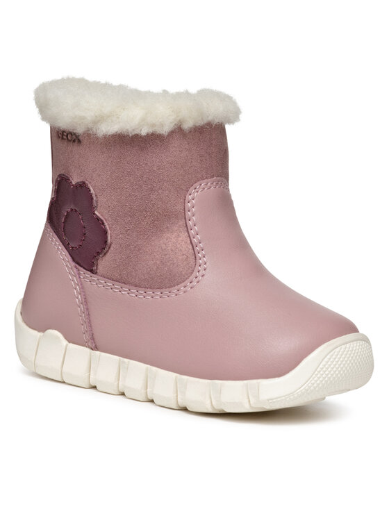 Geox Zimske čizme Geox B Iupidoo Girl B4658B 0BCBL C8AF8 Ružičasta