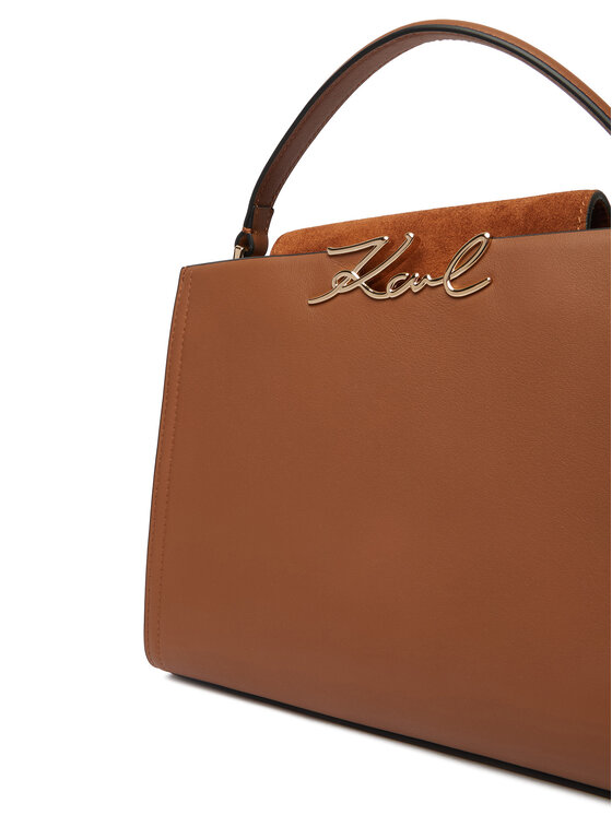 KARL LAGERFELD Ročna torba KARL LAGERFELD B1W30061 Rjava