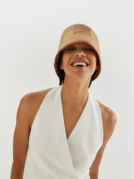 JACQUEMUS Klobúk JACQUEMUS Cappello 245AC642 Béžová