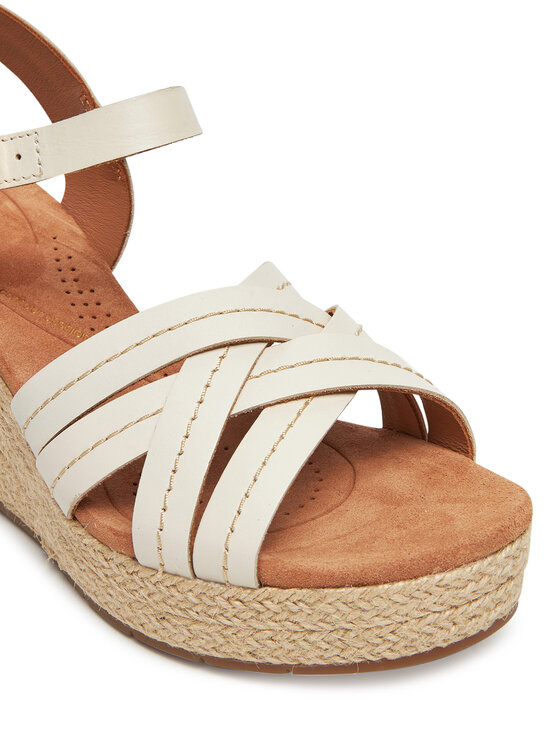Clarks Еспадрильї Clarks Sabina Strap 26181464 Écru