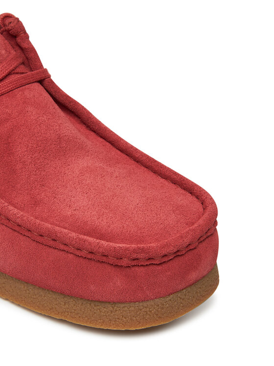 Clarks Nizki čevlji Clarks Wallabee  26180921 Rdeča