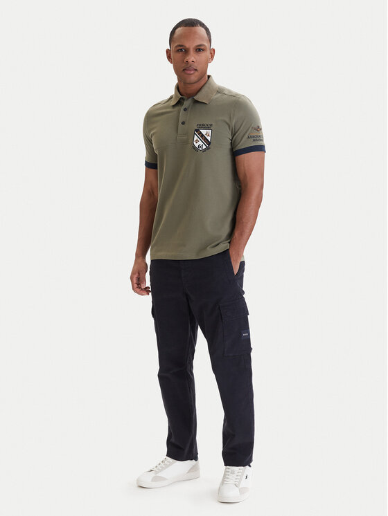 Aeronautica Militare Aeronautica Militare Polo 261PO1915UP00191 Verde Regular Fit