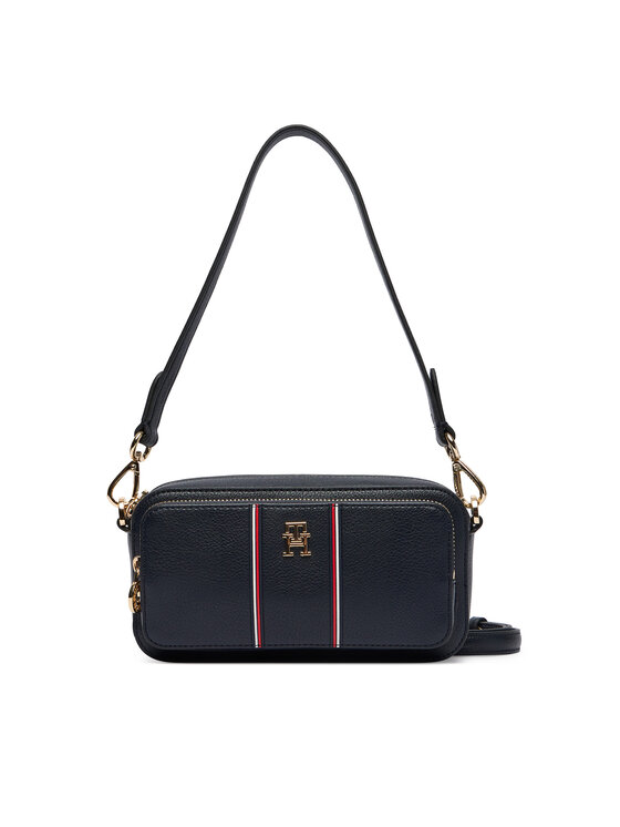 Tommy Hilfiger Rankinė Tommy Hilfiger Th Daily Camera Bag Corp AW0AW18640 Tamsiai mėlyna