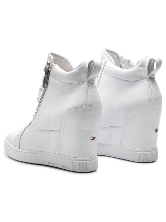 Tommy Hilfiger Αθλητικά Tommy Hilfiger Iridescent Dress Sneaker FW0FW03921 Λευκό