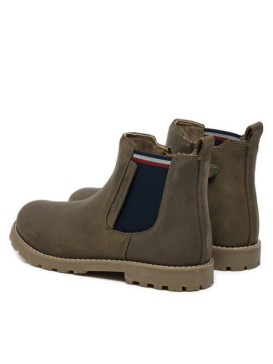 Tommy Hilfiger Šnurovacia obuv Tommy Hilfiger T1X5-33700-0124 S Zelená